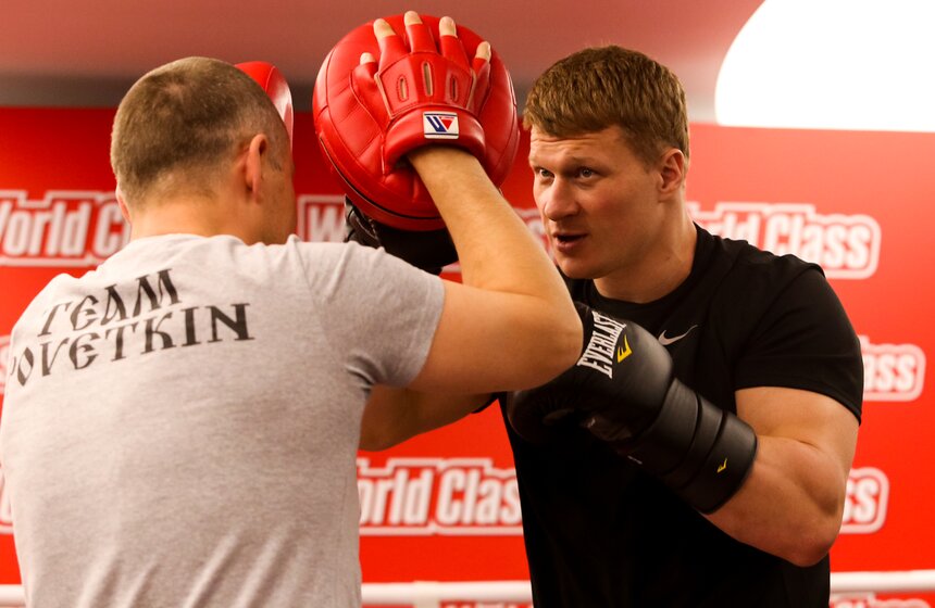 Открытая тренировка Поветкин−Руденко. Фото 12 фото