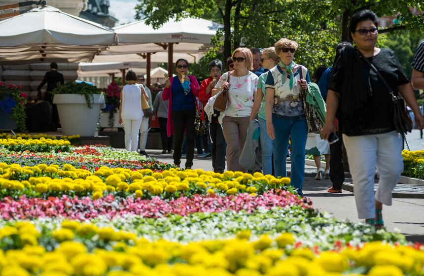 Фестиваль цветов в ГУМе. Фоторепортаж 21 фото