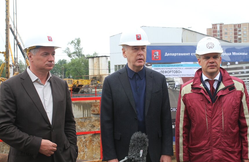 Мэр осмотрел участок ТПК от "Рубцовской" до "Авиамоторной" 10 фото