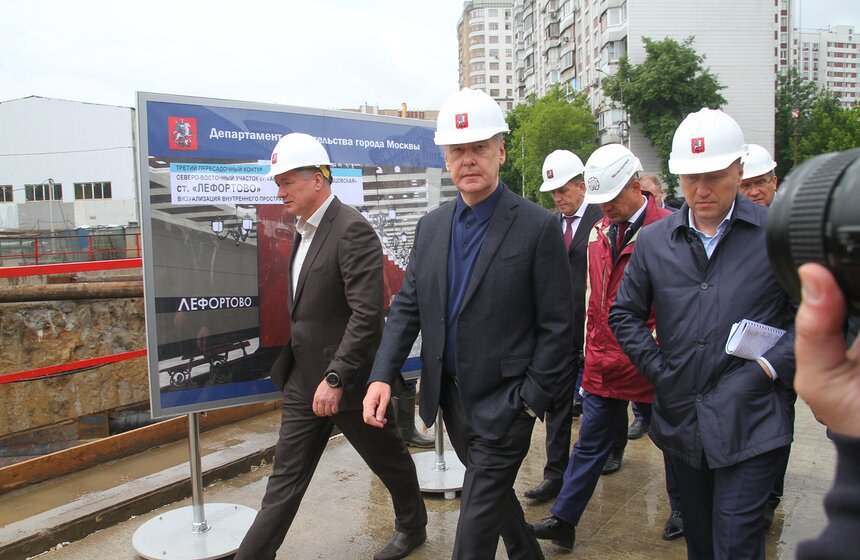 Мэр осмотрел участок ТПК от "Рубцовской" до "Авиамоторной" 14 фото