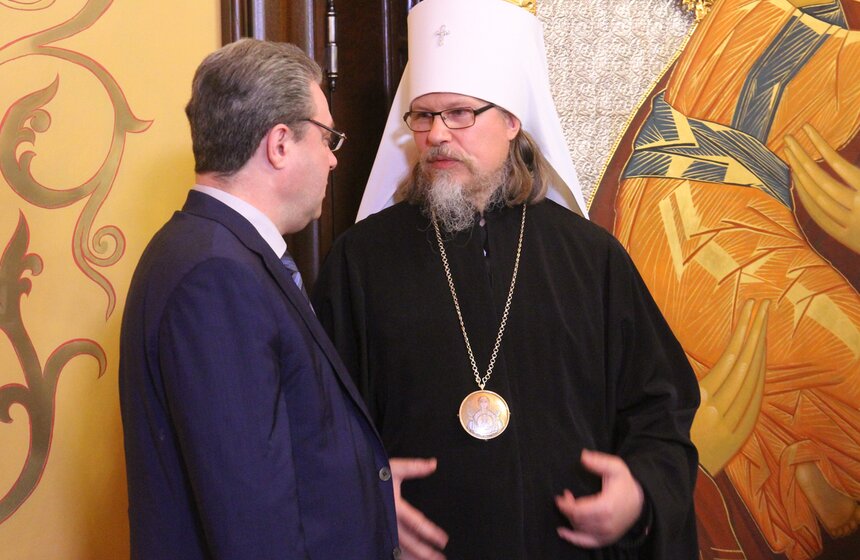 Собянин встретился с патриархом Кириллом 1 фото