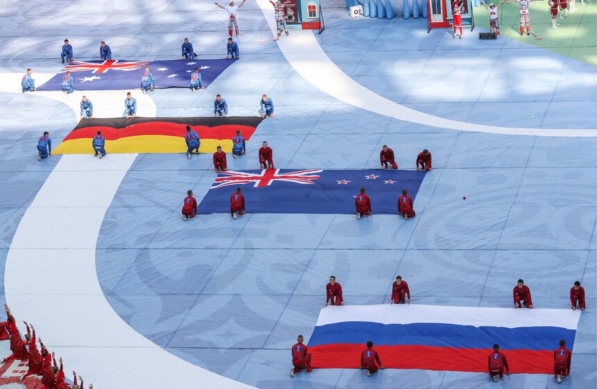 Церемония открытия Кубка конфедераций. Фото 16 фото