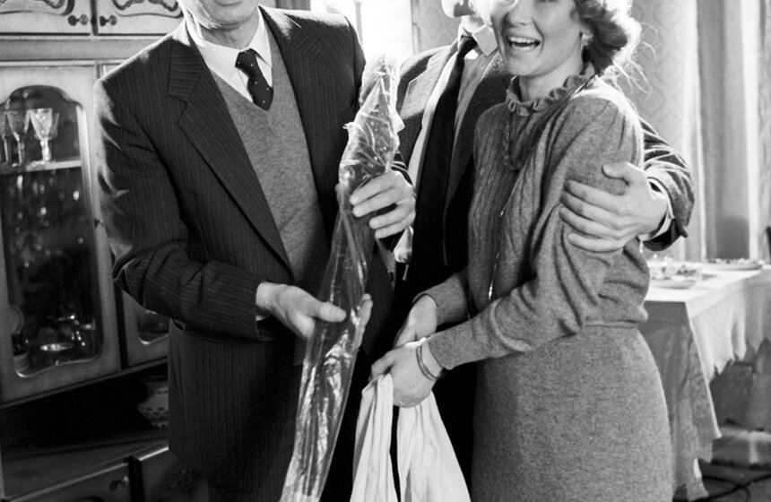 Съемки кинофильма "Зонтик для новобрачных". Фото: ТАСС/Валентин Мастюков