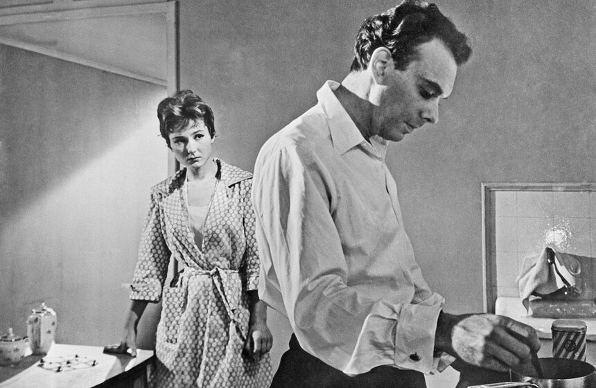 Киноактеры Татьяна Лаврова и Алексей Баталов в фильме « 9 дней одного года». Фото: ТАСС/Валентин Мастюков