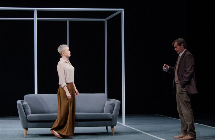 Спектакль "Мужья и жены" по фильму Вуди Аллена в МХТ 9 фото