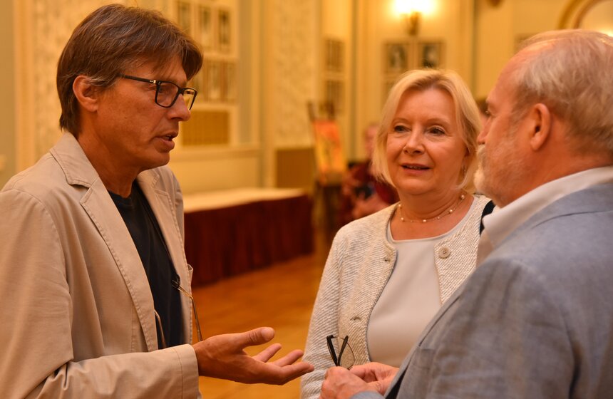 Актер Анатолий Лобоцкий и кинорежиссер Владимир Хотиненко