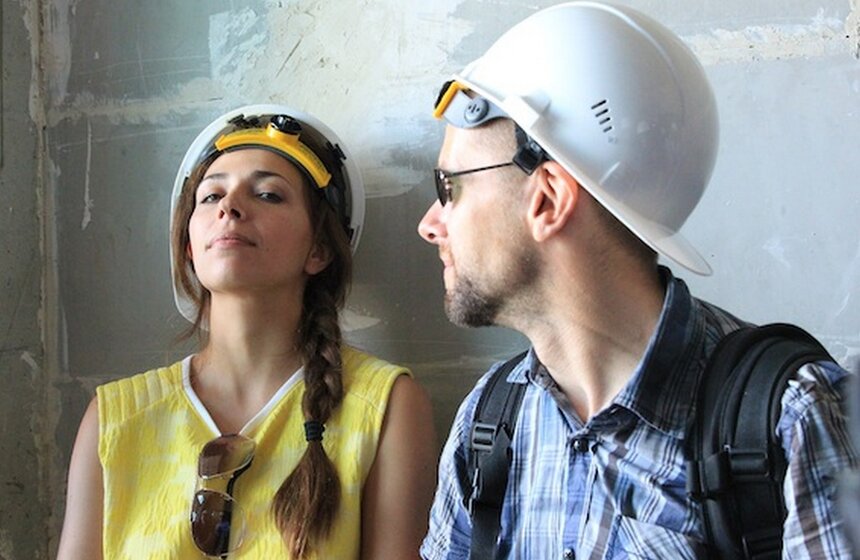 Сергей Собянин посетил строительство детского сада 12 фото