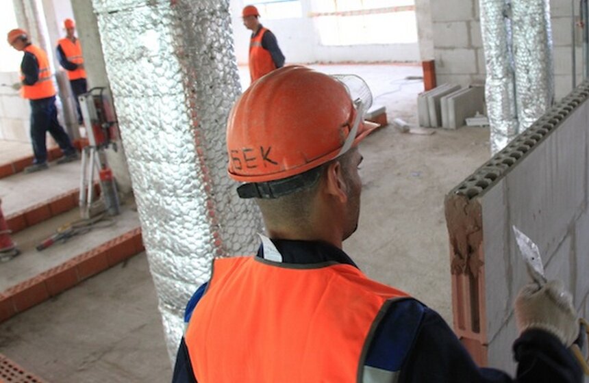 Сергей Собянин посетил строительство детского сада 7 фото