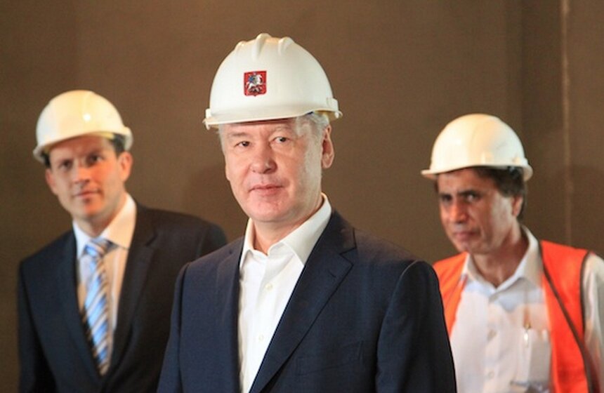 Сергей Собянин посетил строительство детского сада 11 фото