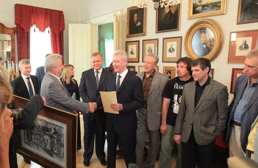 Сергей Собянин посетил дом-музей Тургенева 8 фото