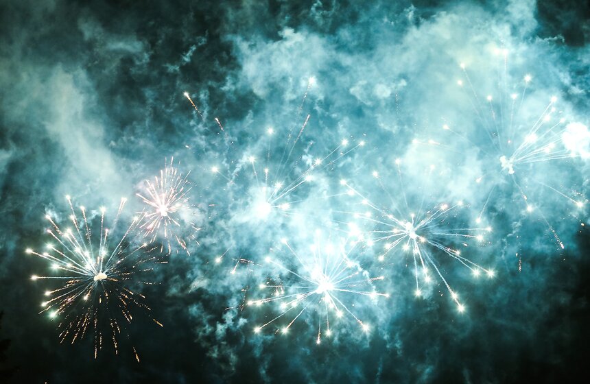 Салют в Воронцовском парке