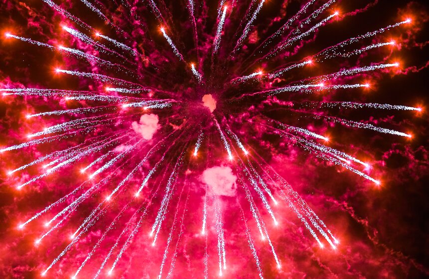 Салют в Воронцовском парке