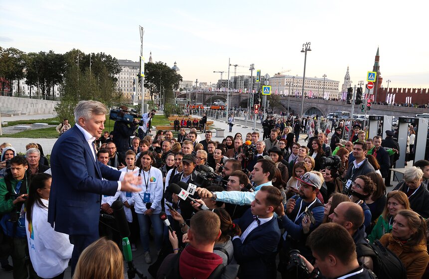 Презентация парка "Зарядье" прошла в столице