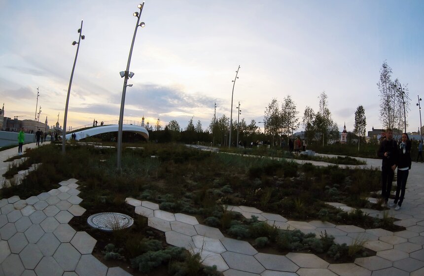 В парке обустроены дорожки для посетителей