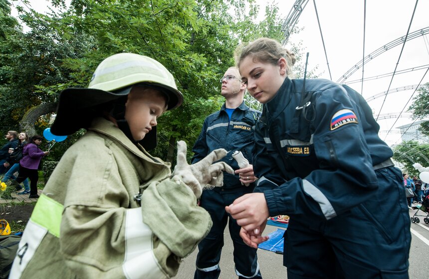 Дети почувствовали себя пожарными