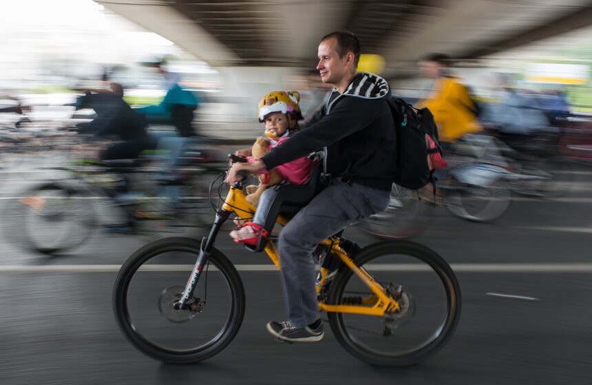 Даже совсем юные горожане приняли участие в марафоне