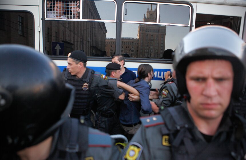 На Триумфальной площади прошла акция "Стратегия-31" 7 фото