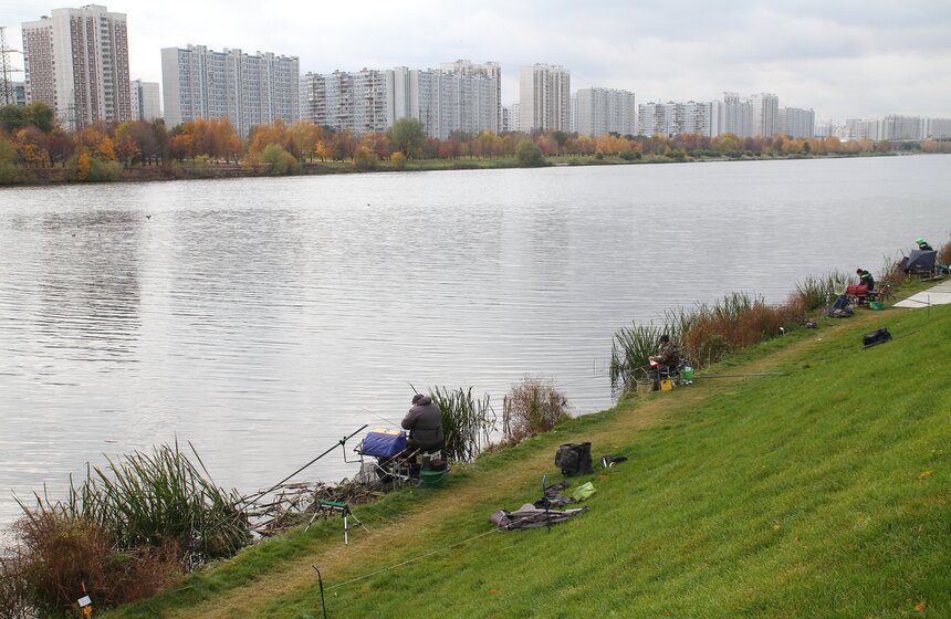У водоема можно не только порыбачить, но у и устроить пикник с беседками и мангалами