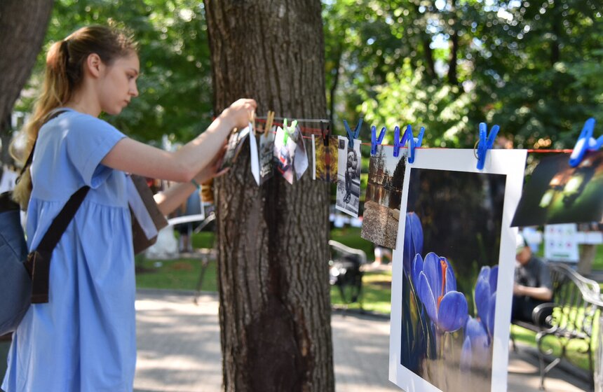 Акция "Сушка" в саду "Эрмитаж" 10 фото