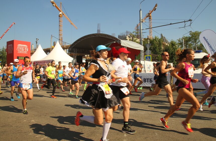 Полумарафон "Лужники" в центре столице 13 фото