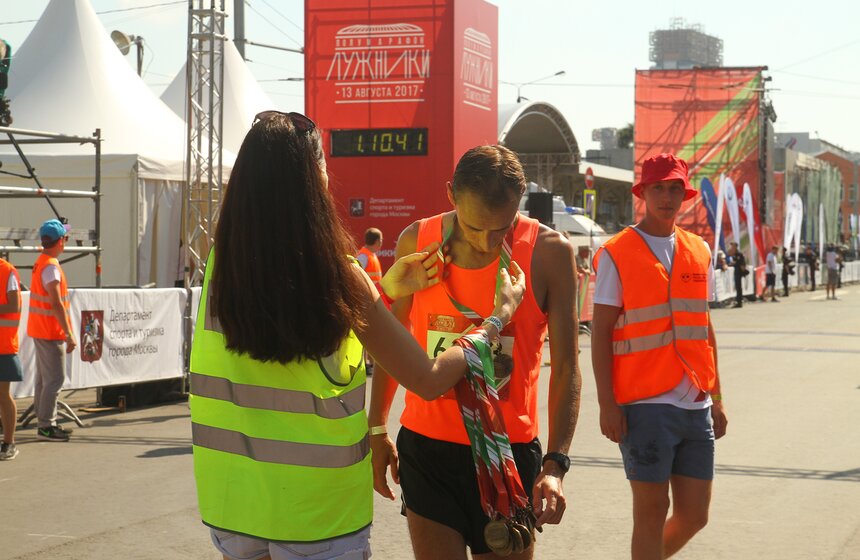 Полумарафон "Лужники" в центре столице 19 фото