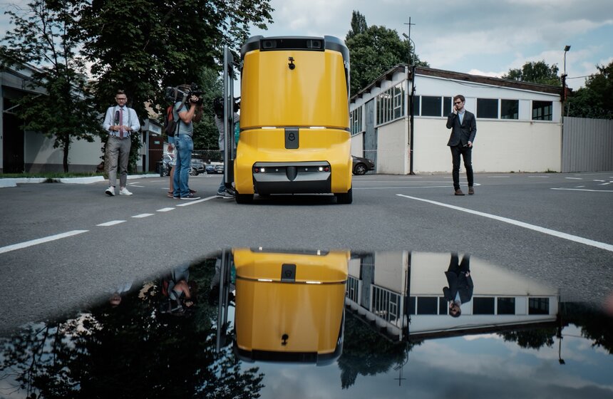 Испытание беспилотных автомобилей в технопарке "Калибр" 19 фото