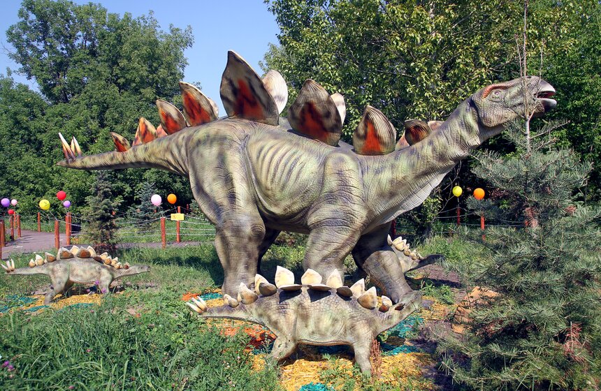 Открытие самого большого парка динозавров в Москве. Фото 19 фото