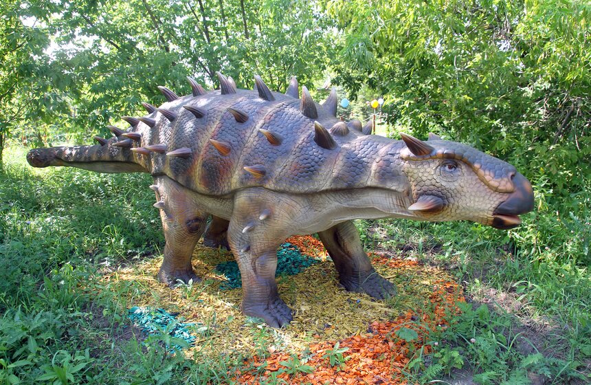 Открытие самого большого парка динозавров в Москве. Фото 17 фото