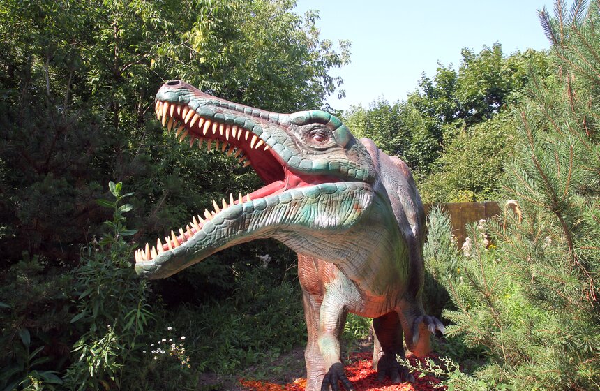 Открытие самого большого парка динозавров в Москве. Фото 8 фото