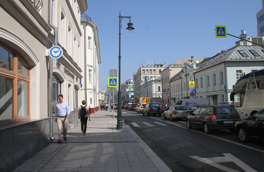 Собянин открыл Сретенку после работ по благоустройству 8 фото