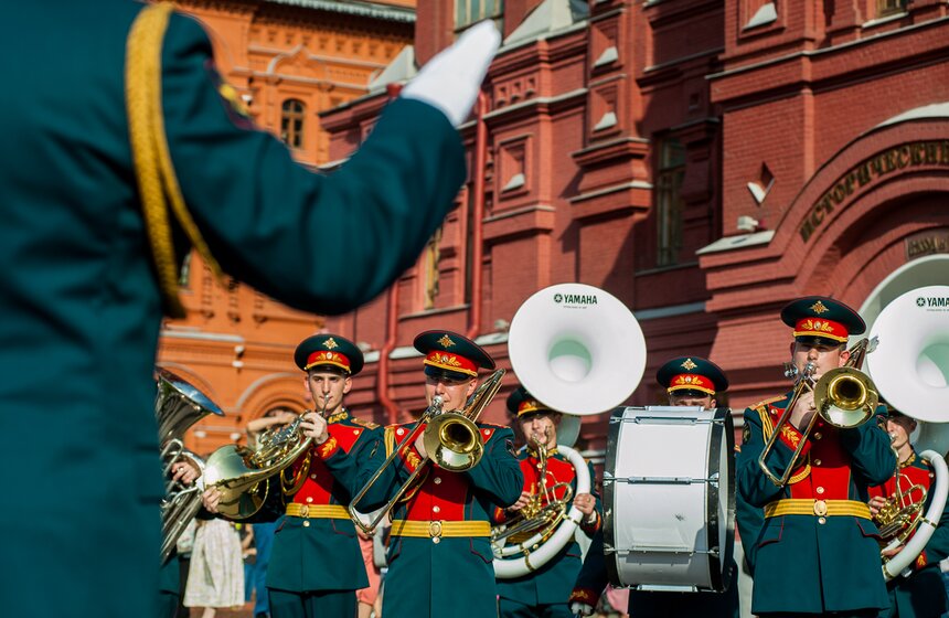 Состоялось закрытие летнего сезона "Военные оркестры в парках" 14 фото