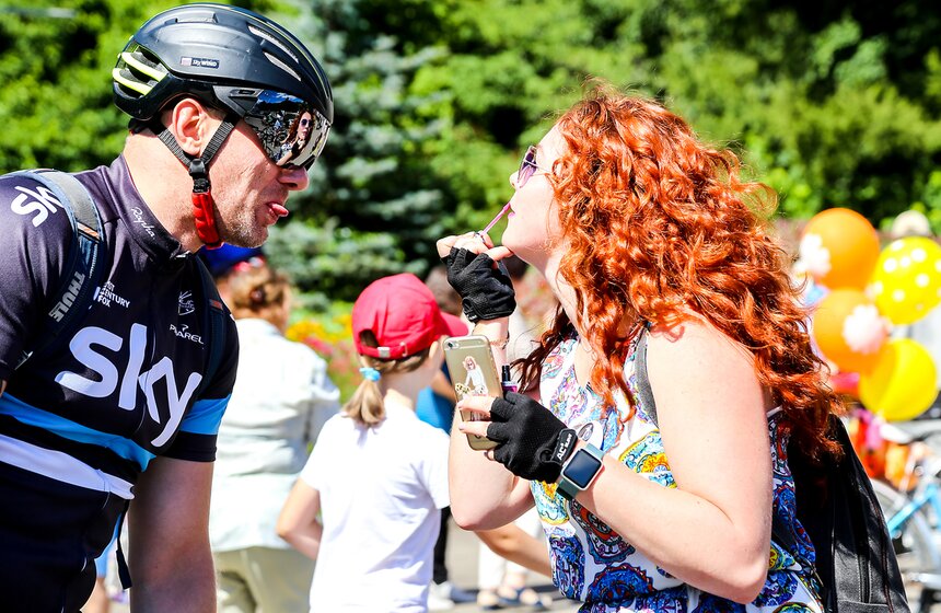 Парад "Леди на велосипеде" прошел в "Сокольниках" 9 фото