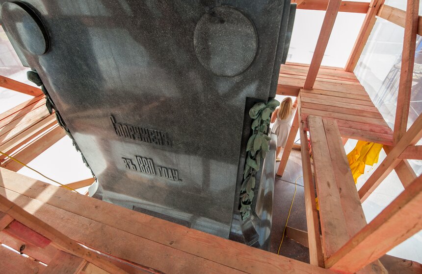 Реставрация памятника Пушкину 5 фото