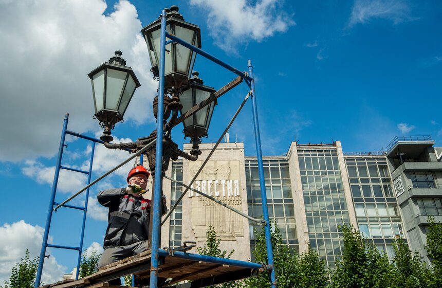 Реставрация памятника Пушкину 16 фото