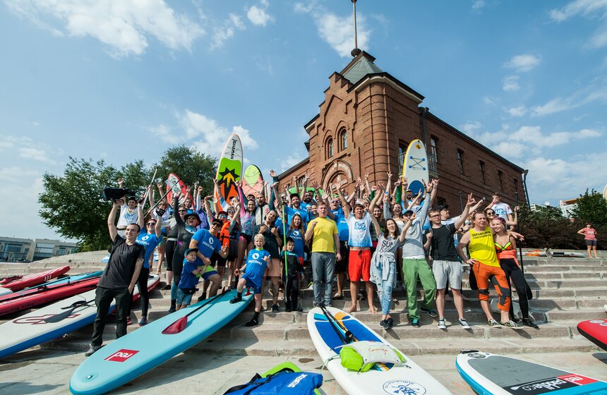 В столице впервые прошла "SUP регата Москвы" 14 фото