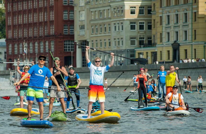 В столице впервые прошла "SUP регата Москвы" 12 фото