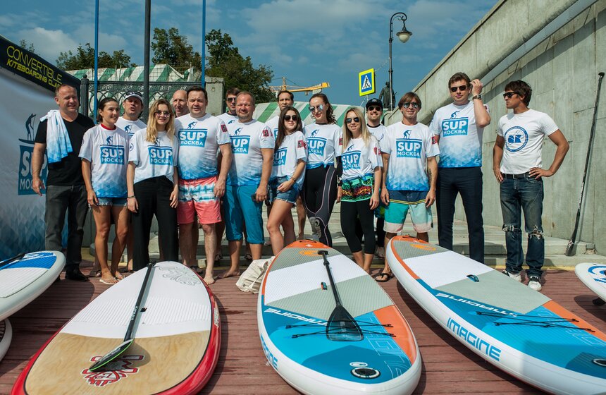 В столице впервые прошла "SUP регата Москвы" 2 фото