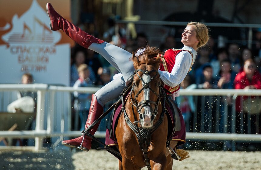 День лошади на фестивале "Спасская башня". Фото 14 фото