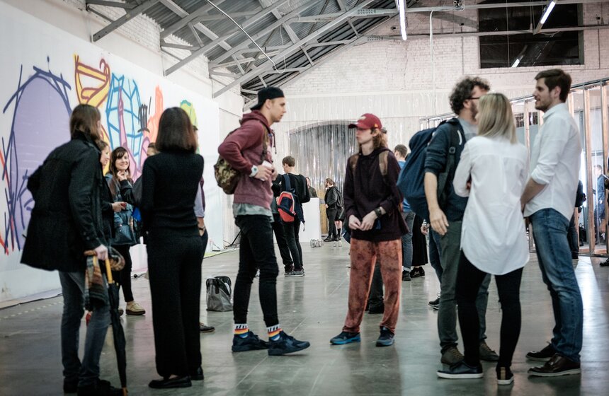 Мастер граффити Миша Most преставил проект "Эволюция 2.1" на "Винзаводе" 14 фото