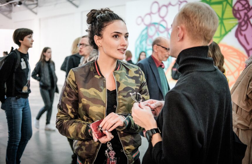 Мастер граффити Миша Most преставил проект "Эволюция 2.1" на "Винзаводе" 10 фото