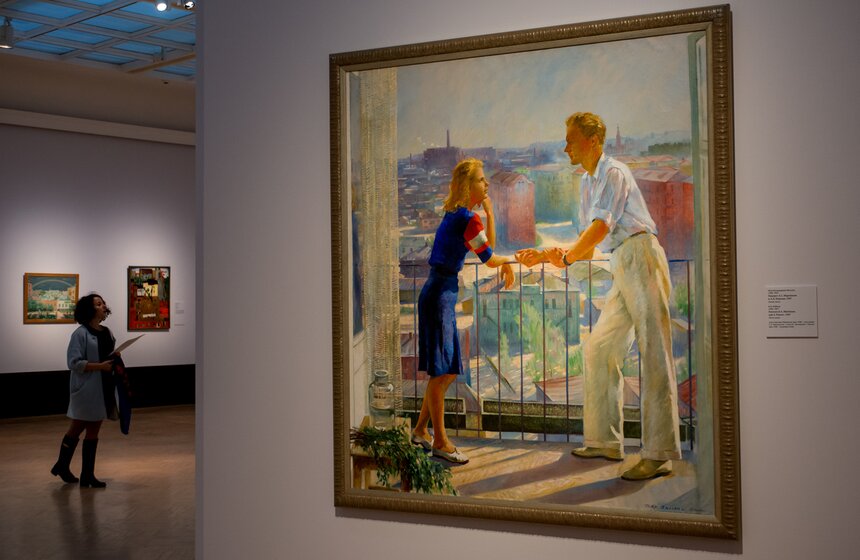 Хронологические рамки выставки необычайно широки – от образов допожарной Москвы в иконописи XVII века и первых пейзажных видов столицы до поисков "формулы Москвы" художниками начала ХХ века и отображения образа города в новых формах и материалах современными мастерами