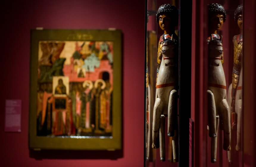 В экспозицию выставки вошли древние иконы