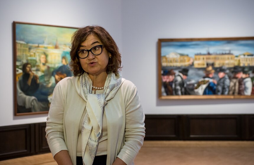 Директор Государственной Третьяковской Галереи Зельфира Трегулова