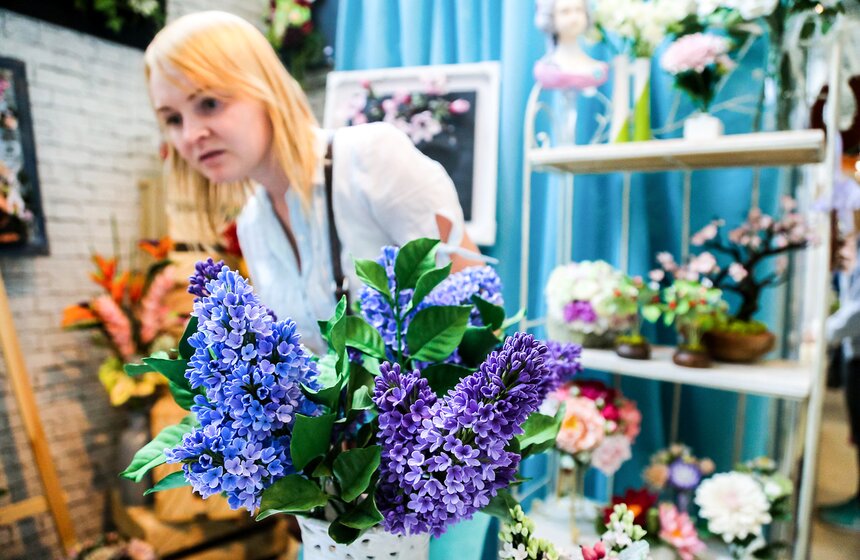 Международная выставка "Цветы–2017" на ВДНХ 26 фото