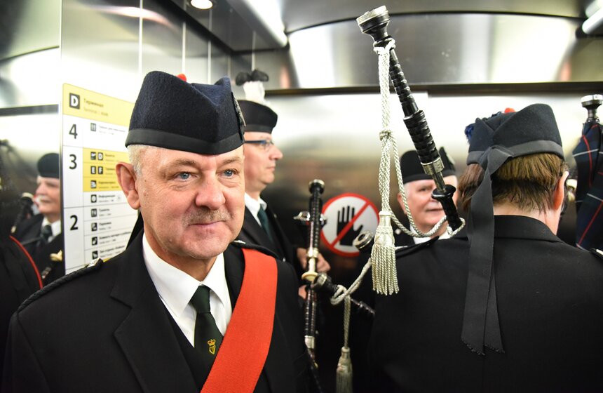 Встреча с музыкантами Кельтского оркестра волынок и барабанов 3 фото