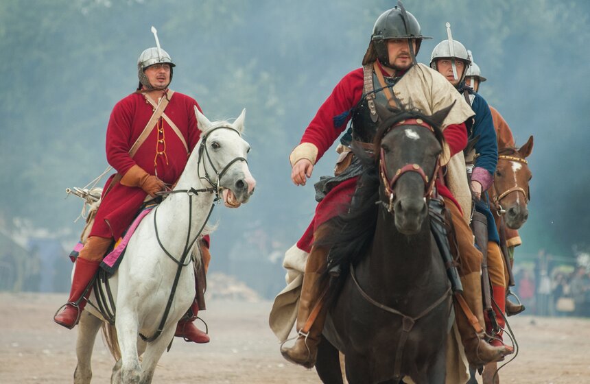 "Пограничная битва" XVII века в Коломенском. Фото 25 фото