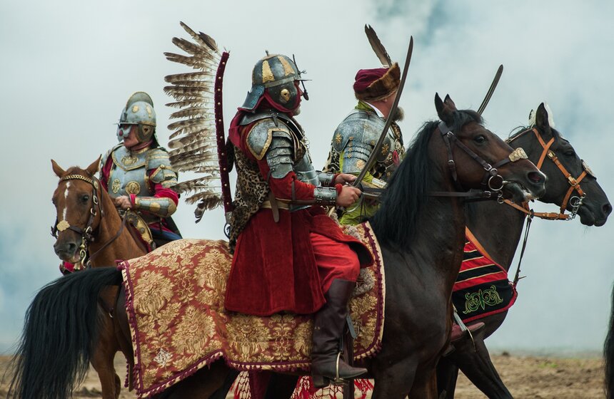 "Пограничная битва" XVII века в Коломенском. Фото 22 фото