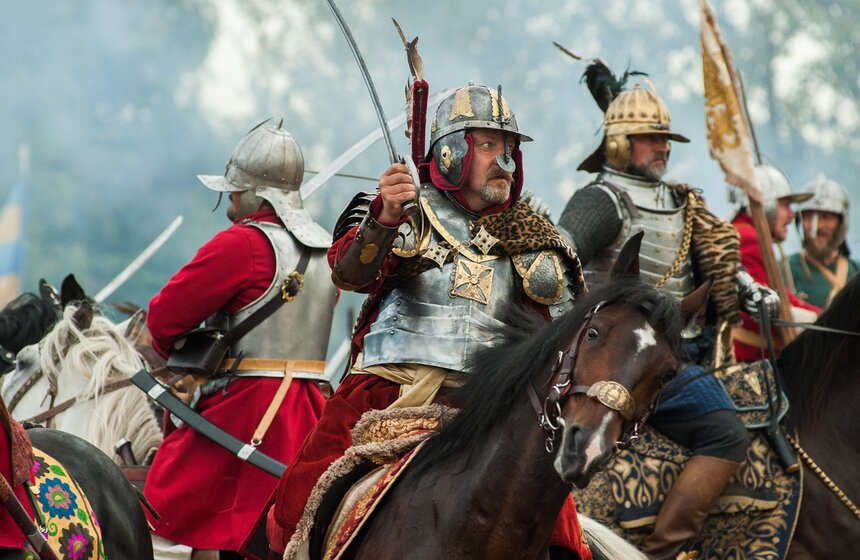 "Пограничная битва" XVII века в Коломенском. Фото 20 фото