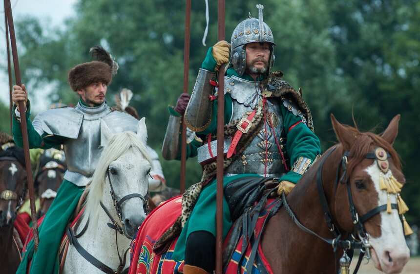 "Пограничная битва" XVII века в Коломенском. Фото 9 фото