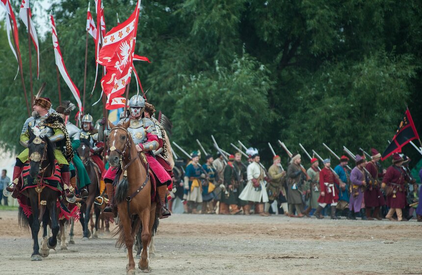 "Пограничная битва" XVII века в Коломенском. Фото 8 фото